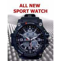 $$$ HOT SALES &amp; COOL PRICE $$$ นาฬิกาข้อมือสปอร์ต แบรนด์ DOTCOM (D6007) PROFESSIONAL TIME – BLACK SPORT WATCH       BY SINNATDAKIT