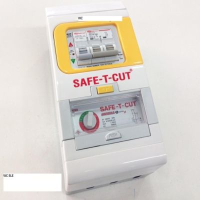 เซฟทีคัทเมนส์ ตัวตัดไฟ 3P 3เฟส  63A safe-t-cut safetcut my stc