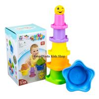 ProudNada Toys ของเล่นเด็กชุดเรียงถ้วยเสริมทักษะ SixOneEight Toys Stacking cup NO.618-11