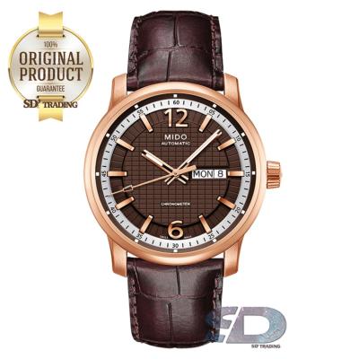 MIDO Great Wall Automatic Chronometer&nbsp;Mens Watch รุ่น M019.631.36.297.00&nbsp;- RoseGold/Brown