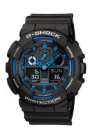 Casio g-shock นาฬิกาข้อมือ รุ่น GA-100-1A2DR (ประกัน CMG) - สีดำ/น้ำเงิน