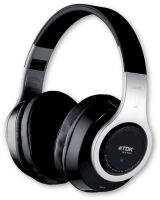 TDK WR780 หูฟัง Bluetooth NFC Headphone แบบครอบหูไร้สาย พร้อมไมค์สนทนา - Black/Silver