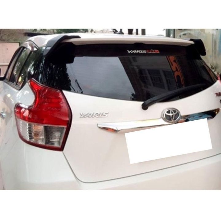 สปอยเลอร์-สปอยเลอร์หลังรถยนต์-yaris-2014-2015-2016-ทรง-tr-d-รุ่นปีกข้าง-ไม่ทำสี-abs-งานนำเข้า