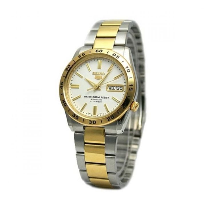 Seiko นาฬิกาข้อมือ สายสเเตนเลส รุ่น SNKE04K1 - Silver/Gold