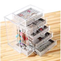 [พร้อมส่ง] Acrylic Jewelry Organize box กล่องอะคริลิคสำหรับจัดเก็บเครื่องประดับ