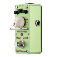 AROMA AMS-3 MOD Station Modulation Ensemble กีต้าร์ไฟฟ้าแบบ Single กับ True BYPASS