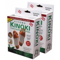 Kinoki Detox Foot Pad แผ่นแปะเท้าดูดสารพิษ ล้างสารพิษ (2 กล่อง )