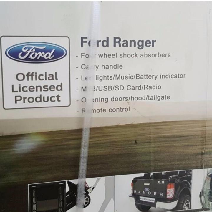 รถเด็ก-รถแบตเตอรี่-2-มอเตอร์-รถกะบะ-ford-ranger-ลิขสิทธิ์แท้-มีรีโมทบังคับได้-สีขาว