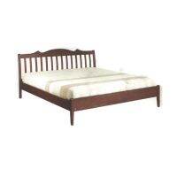 Raminthra Furniture Bed เตียงไม้ยางพารา ขนาด 5 ฟุต รุ่น NPBM502 Z- 11 (สีโอ๊ค)