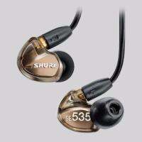 หูฟัง Shure SE 535  หูฟังเพลง ฟังมอนิเตอร์ ยอดนิยม (สีเมทัลลิกบรอนซ์)