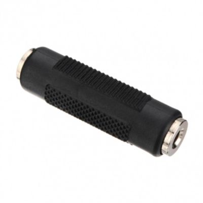 3.5mm Stereo Female to 3.5mm Female F/F Audio Adapter Coupler (สีดำ)