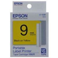 EPSON LABELWORKS LC-3YBP เทป พิมพ์ ฉลาก เอปสัน อักษรดำบนพื้นเหลือง