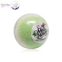 Mali House  Mini Bath Bomb Ball บาธบอม สบู่แช่เท้า หรืออ่างขนาดเล็ก กลิ่นมะลิ Jasmine,สีเขียว 60g