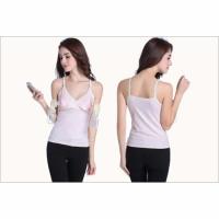 เสื้อสายเดี่ยวปั้มนม Cami สีชมพู ไซต์ M-XL