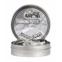 ดินน้ำมันวิทยาศาสตร์ Crazy Aaron s Thinking Putty รุ่นใสปิ๊งไม่มีสี Liquid Glass เสริมสร้างจินตนาการ ไม่ใช่สไลม์ ไม่มีวันแห้ง