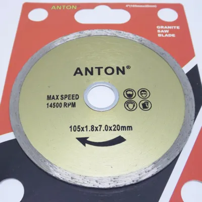 Anton ใบตัดคอนกรีต4นิ้ว ขอบเรียบ ตัดคอนกรีต ตัดกระจก ตัดกระเบื้องเซรามิคและกรเบื้องแรนิตโต้ ตัดขวดแก้วได้