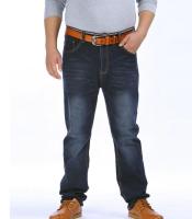 พร้อมส่งจากไทยกางเกงยีนส์ขายาวผู้ชาย ZASHION Mens Plus size Faded Denim