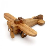 Wood Toy ของเล่นไม้ เครื่องบินไม้ประกอบ