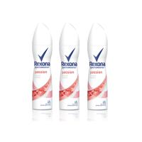 Rexona เรโซนา พาสชัน สเปรยร์ 150 มล.สเปรย์ระงับกลิ่นกาย#สีแดง (แพ็ค3ชิ้น)