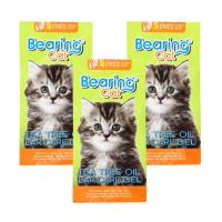 Bearing Cat Ear Care แบริ่ง เจลทำความสะอาดหู แมว ผสม ที ทรี ออยส์ ไม่ก่อให้เกิดการระคายเคือง ปราศจากแอลกอฮอล 100ml (3 กล่อง)