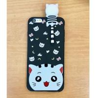 เคสไอโฟน Case iPhone 6P / 6P Plus (  วัสดุพื้นในเป็น ยาง ลายแมวน่ารัก  ) เคสบางสวย ตัวเคสป้องกันเครื่องได้ดีมาก case for Apple iPhone 6P / 6P Plus