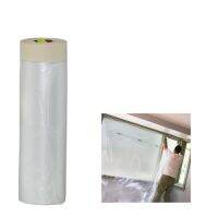 พลาสติกปิดพ่นสี ชนิดมีเทปกาวในตัว 1500 ซม x25 ม. Drape Pre-Taped Masking