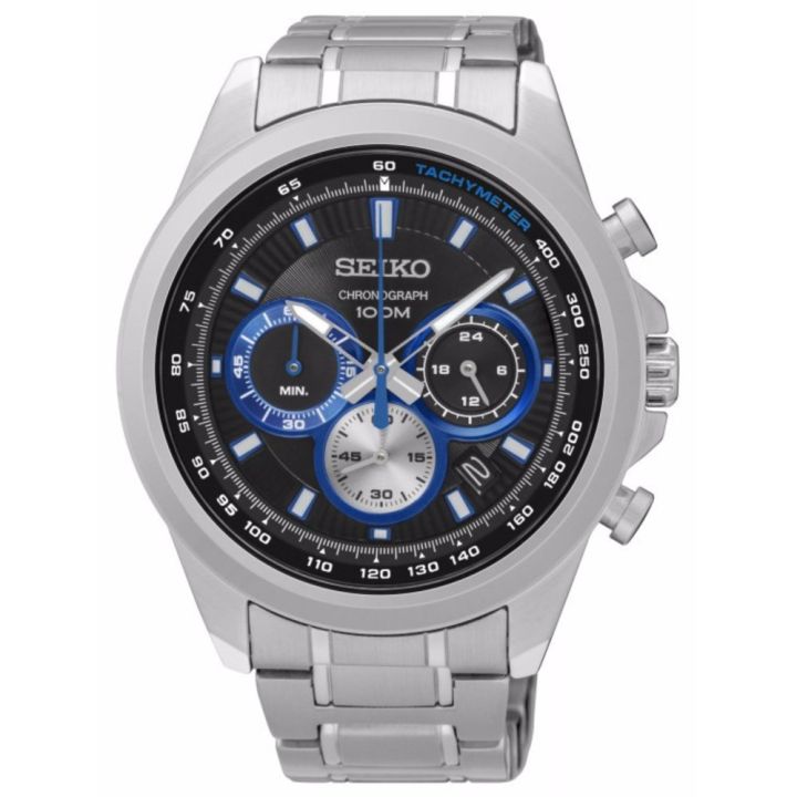 Seiko  นาฬิกา  Neo Sports SSB243P1 - Black