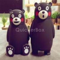 กระบอกน้ำคุมะมงนั่ง ขนาด 300ml Cute Cartoon Glass Cup KUMAMON