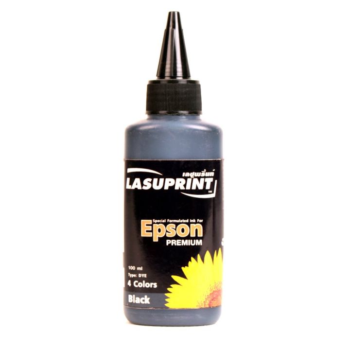 LASUPRINT หมึกเติม Epson Inkjet ขนาด 100ml ( Black )