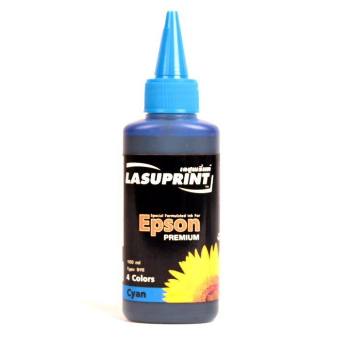 LASUPRINT หมึกเติม Epson Inkjet ขนาด 100ml ( Cyan )