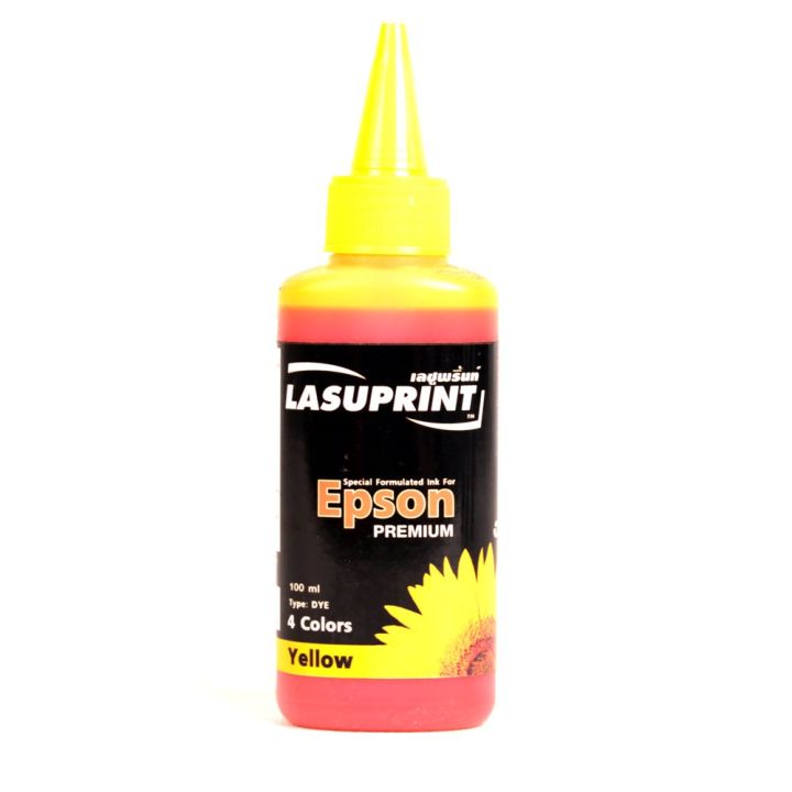 LASUPRINT หมึกเติม Epson Inkjet ขนาด 100ml ( Yellow )