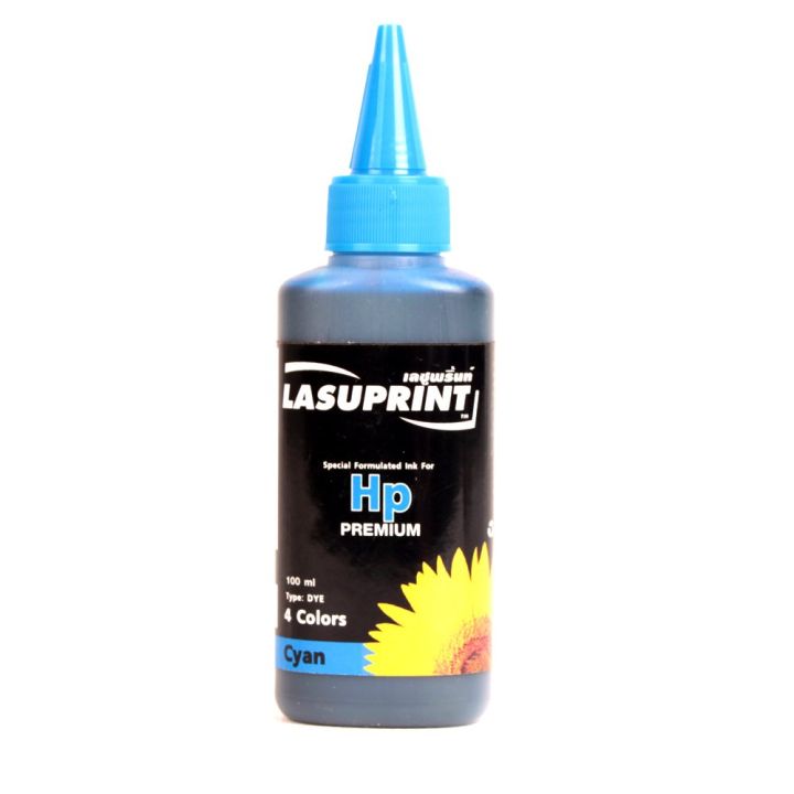 LASUPRINT หมึกเติม HP Inkjet ขนาด 100ml ( Cyan )