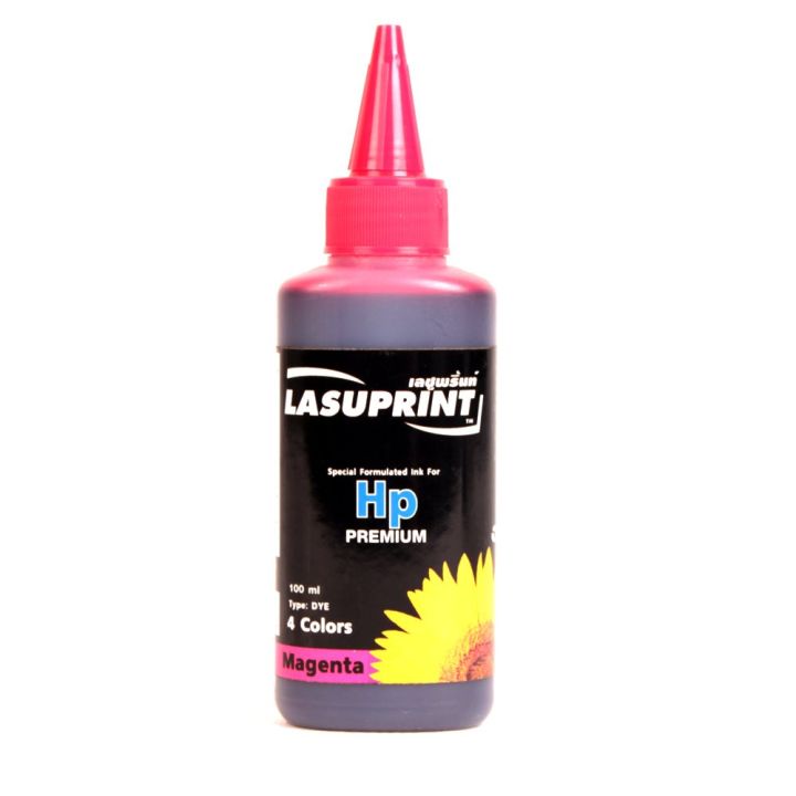 LASUPRINT หมึกเติม HP Inkjet ขนาด 100ml ( Magenta )