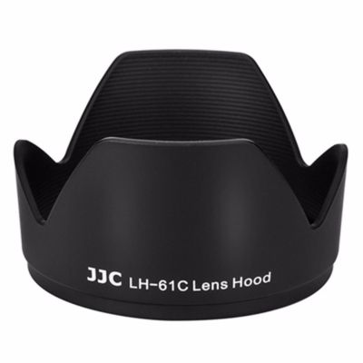 LH-61C ฮู้ดสีดำสำหรับเลนส์ โอลิมปัส M.ZUIKO DIGITAL ED 14-150mm f/4.0-5.6,ED 14-150mm f/4.0-5.6 II,ED 40-150 mm F/4.0-5.6 R Olympus Lens Hood