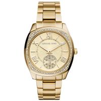 นาฬิกาข้อมือผู้หญิง Michael Kors Bryn Gold Dial Gold-plated Ladies Watch MK6134