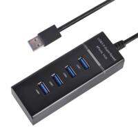 USB HUB 3.0 5Gbps 4 Ports Micro USB 3.0 HUB USB Splitter Adapter Super Speed High Quality Computer Peripherals Black