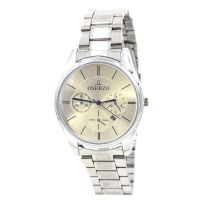 OSHRZO Date Quartz นาฬิกาข้อมือผู้ชาย  รุ่น  GP9125 (Silver/White)