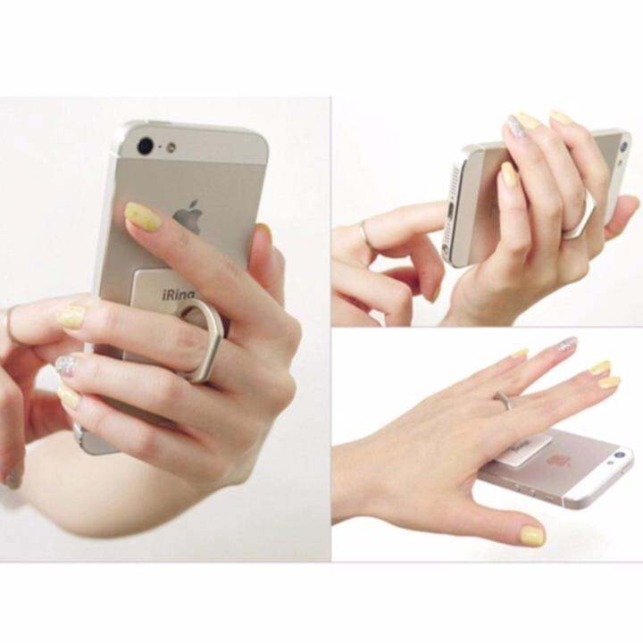 iring-แหวนยึดโทรศัพท์-พร้อม-hook-ตัวแขวนสำหรับติดตั้งในรถยนต์-สีเงิน