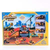 ProudNada Toys ของเล่นเด็กเซ็ตรถก่อสร้างพร้อมราง PARKING GARAGE TRACK NO.P5188