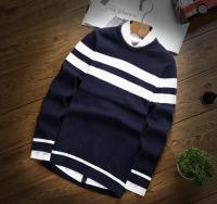 พร้อมส่งจากไทยเสื้อกันหนาวผู้ชาย ZASHION Mens Printed Knitted Layered Sweater