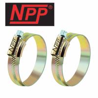 NPP hose clips เข็มขัดรัดท่อ เหล็กรัดท่อ แหวนรัดท่อ กิ๊บรัดท่อ เอ็นพีพี #OO  ขนาด 1/2"- 3/4" - 2 อัน