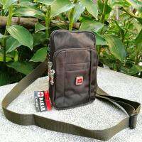 DAKAR Bag กระเป๋าสะพายใบเล็ก ผ้ากันน้ำ ขนาด 13x20x4cm(กว้าง/สูง/หนา) รุ่น DK001(สีเขียว)