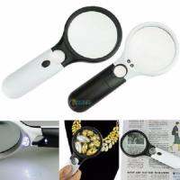 แว่นขยาย Hand-Hold 2 Led Detachable Type Magnifier NO.6902AB