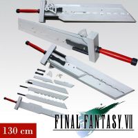 ดาบ Final Fantasy FF VII ขนาดใหญ่เท่าของจริง เปิดตำนานไฟนอลแฟนตาซี ดาบยักษ์ของคลาวด์ Cloud 7 แบบ วัสดุทำจากไม้ ความยาว 130 cm