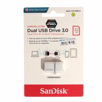 แฟลช์ไดร์ฟแบบ OTG   32GB "Sandisk" (GAM46W) White "Android" ของแท้มีประกัน