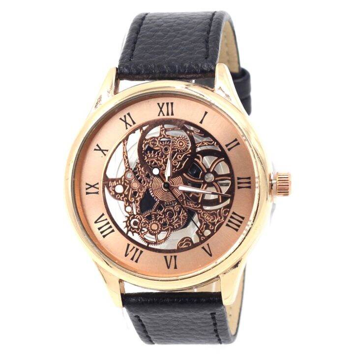 sevenlight-นาฬิกาข้อมือผู้ชาย-gp9233-black-rose-gold