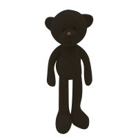 St.andrews ตุ๊กตาหมีฮิวโก้ รุ่น แขนขายาว *แถมฟรีเสื้อผ้า 1ชุด คละสีคละแบบ*  (มีนาโนกลิ่นช็อคโกแลต) - สีน้ำตาล