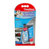 Threebond ทรีบอนด์ Epoxy Mix&amp;Fix อีพ็อกซี่ ชนิดแห้งเร็ว สีเทา 17.5ml.