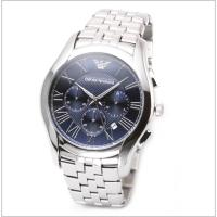 นาฬิกาข้อมือผู้ชาย Emporio Armani Classic Navy Blue Dial Stainless Steel Mens Watch AR1787