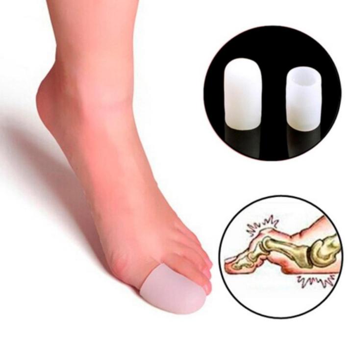 ปลอกซิลิโคนสำหรับสวมนิ้วโป้งเท้าปลายปิด-x3-คู่-ซิลิโคนสวมนิ้ว-มีความยืดหยุ่นสูง
